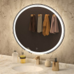 AZARIO зеркало Olivia влагостойкое с подсветкой 800*800