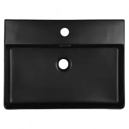 AZ-2173-MB Раковина накладная Размер:600*420*120мм черный матовый