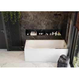 PENELOPE Ванна акриловая прямоугольная, без панели и каркаса, 170х70 см, белая