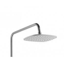 Душевая система с поворотным изливом, хром/белый, AZ-801 