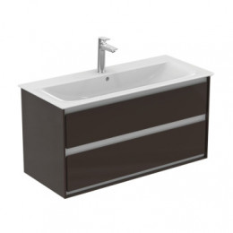 E027401 CONNECT AIR Vanity Умывальник 104 см, для монтажа соло с дизайн-сифоном или с подстольем CONNECT AIR