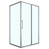Душевое ограждение CS-AB02GG-128 120x80x190，профиль серый матовый，6 мм прозрачное стекло