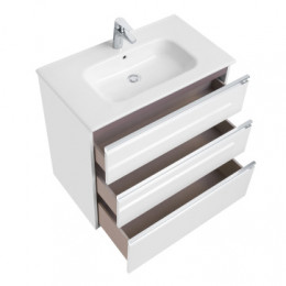 THE GAP Модуль д/раковины 800 мм, 3 ящика, белый глянец (подходит раковина Gap и Victoria Unik)стар. 7.8575.5.380.6