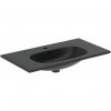 T3509V3 TESI BLACK Vanity Умывальник 80 см для монтажа соло с дизайн-сифоном или с подстольем TESI 80 см