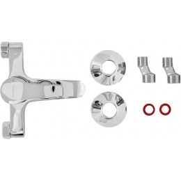 BA411AA MELOY Настенный смеситель для ванны/душа с керамическим переключателем,