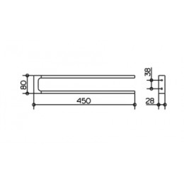 11118010000 Edition 11 Держатель полотенца двойной