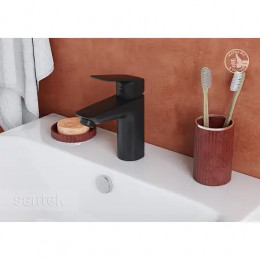 Смеситель Таос для раковины, черный матовый