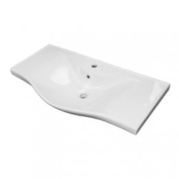 Комплект тумба Палермо 90Н напольная с раковиной Basic 90