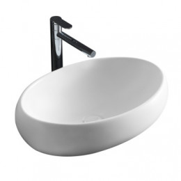 AZ-428 Раковина накладная белый глянец 58,5*40,5*14,5