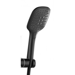 Душевая система с поворотным изливом, черный/золото, AZ-801-2