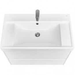 Ona Тумба под раковину 800, белый матовый 2 ящика (подходит раковина ZRU9307562,732799C000,73279A4000,732700C000 / 732700B000)