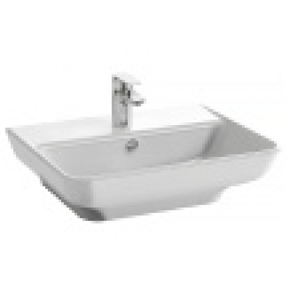 EGD112-00 STRUKTURA Раковина 60x48 с отв.для смесителя,сл.пер.,белый