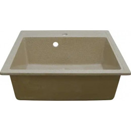 AZARIO кухонная мойка Litos (570х505х200) Песочная (сифон + герметик)