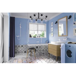 KLUDI PURE&EASY Однорычажный смеситель для ванны и душа, арт. 376819165