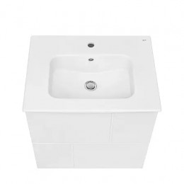 Luna Тумба под раковину 60, 2 ящика, белый