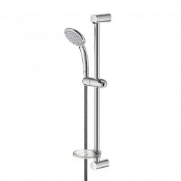 BA211AA Душевой гарнитур VIDIMA FRESH M (1-функциональная лейка 100 мм, штанга 600мм, шланг UF 1750 мм)