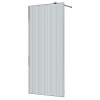 AZ-271-90-CH-CRF Душевая перегородка Walk-in, 90x195-CH-CRF, в рамке, Рифленое стекло 8 мм, профиль хром