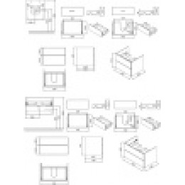Тумба под умывальник SD 760 ROSA II белая/белая