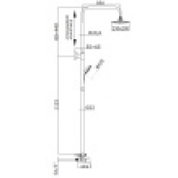 Душевая система со смесителем для душа, хром, TREYA