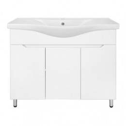 Комплект тумба Палермо 90Н напольная с раковиной Basic 90