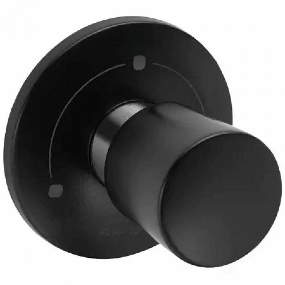 KLUDI BALANCE Перключатель на 3 положения, внешняя монтажная часть, чёрный матовый/хром, арт. 528468775