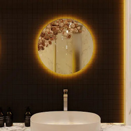 AZARIO Зеркало Savanna RGB D550 SMART-управление, парящая подсветка (в стену)