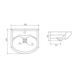 АКВАТОН SMILE 50 УМЫВАЛЬНИК