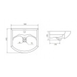 АКВАТОН SMILE 50 УМЫВАЛЬНИК