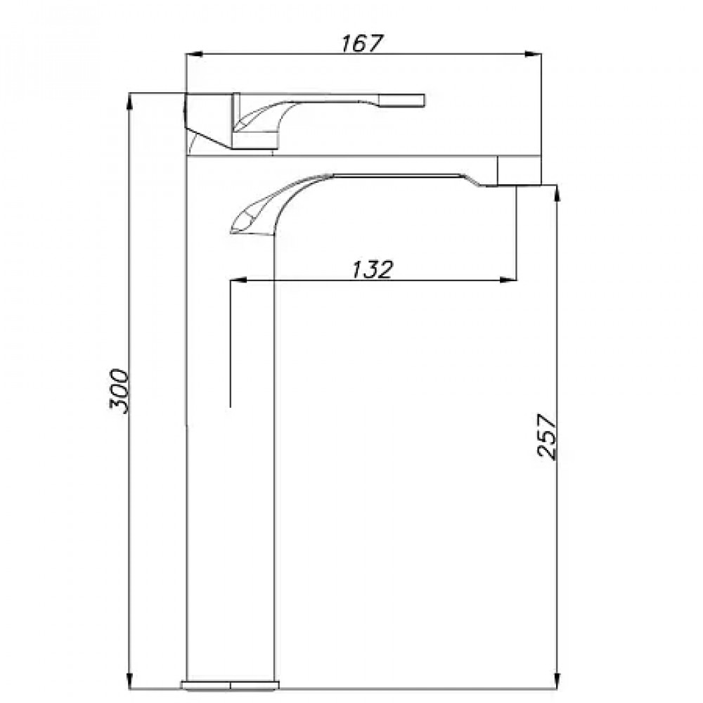 Набор смесителей 3 в 1 для ванны Azario VIANO, хром