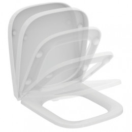 T473701 Ideal Standard i.life S Сидение и крышка для унитаза с функцией плавного закрытия, дюропласт, с функцией fast fix (легкосъемное)