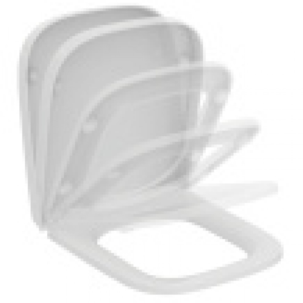 T473701 Ideal Standard i.life S Сидение и крышка для унитаза с функцией плавного закрытия, дюропласт, с функцией fast fix (легкосъемное)