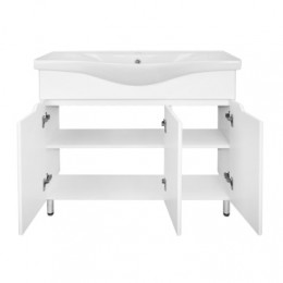 Комплект тумба Палермо 90Н напольная с раковиной Basic 90