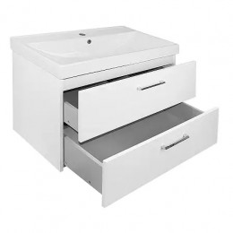 Комплект Тумба Ника 80 (800*560*475) подвесная с раковиной Tempo 80