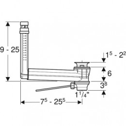 152.018.00.1 Сифон для раковины, Clou
