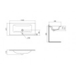 АКВАТОН Элина-100 Умывальник