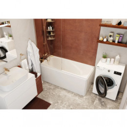 ARONIA Ванна акриловая прямоугольная 170х75 см, без панели и каркаса, белая