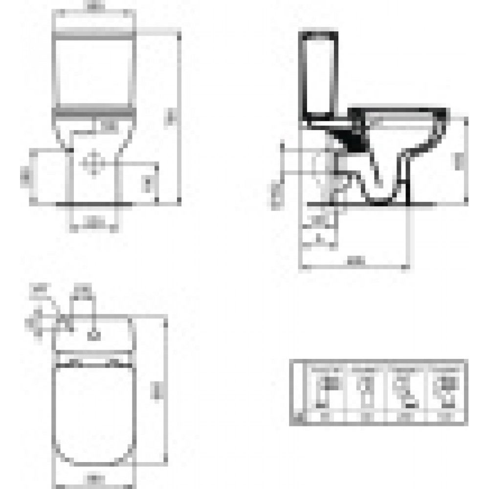 Ideal Standard i.life A/B Бачок для унитаза, нижняя подводка, 6/3 л
