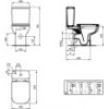 Ideal Standard i.life A/B Бачок для унитаза, нижняя подводка, 6/3 л