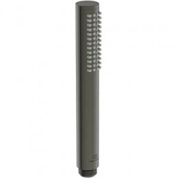 BC774A5 IDEALRAIN Металлический ручной душ типа Stick, цельный металлический корпус, цилиндрический дизайн, с логотипом Ideal Standard. Цветное покрыт