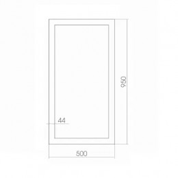 LORANTO зеркало Феникс 500х950 мм