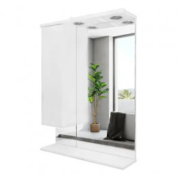 Зеркало-шкаф Эстима 60 левое