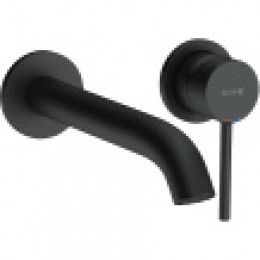 KLUDI BOZZ Настенный смеситель для умывальника, черный матовый, арт. 382453976