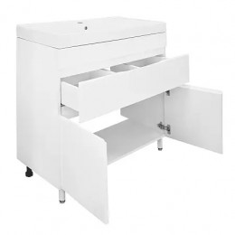 Комплект Тумба Эстима 80/1Н напольная с раковиной Tempo 80