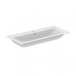 E027401 CONNECT AIR Vanity Умывальник 104 см, для монтажа соло с дизайн-сифоном или с подстольем CONNECT AIR
