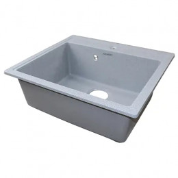AZARIO кухонная мойка Onda (565x505x200) Серая (сифон)