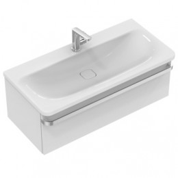 K086201 TONIC II Умывальник 100 см, с 1-м отверстием под смеситель, керамическая накладка слива (1 шт. в комплекте). Для монтажа с мебелью Tonic II