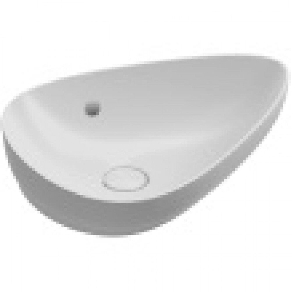 EVI102-00 NOUVELLE V Накладная раковина-чаша, 56х40 см, белая