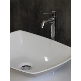 32868000 BauClassic Смеситель однорычажный для раковины, свободностоящий, хром