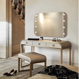 AZARIO зеркало TONY 800*550 (сенсорный выключатель, смена цвета, 8 ламп в комплекте)