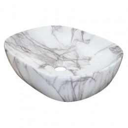 AZ-2185-M819 Раковина накладная мраморная  Размер:465x375x115 мм
